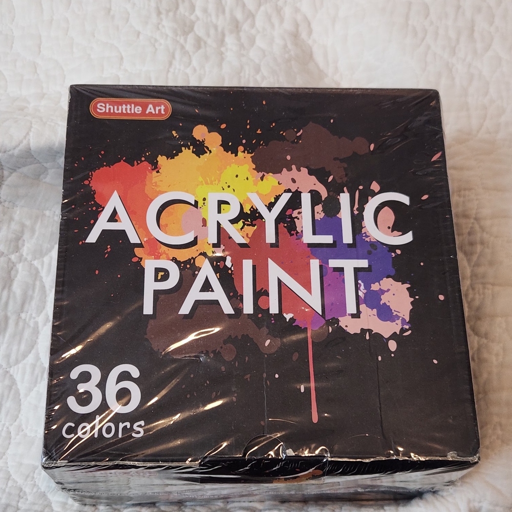 Acrylic Paint Set - 36 Vibrant Colors